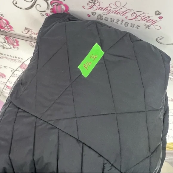 Columbia jacket zip up Women's Quilted Black Ski Jacket omni-heat - Picture 9 of 9